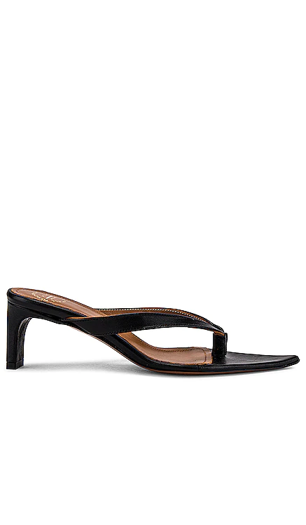 БОСОНОЖКИ SCIALARA BLACK NAPPA ATP Atelier $266 