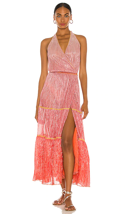 МАКСИ ПЛАТЬЕ PLISSE DEGRADE CHIO $636 