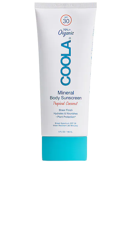 МИНЕРАЛЬНЫЙ СОЛНЦЕЗАЩИТНЫЙ ЛОСЬОН TROPICAL COCONUT COOLA $32 