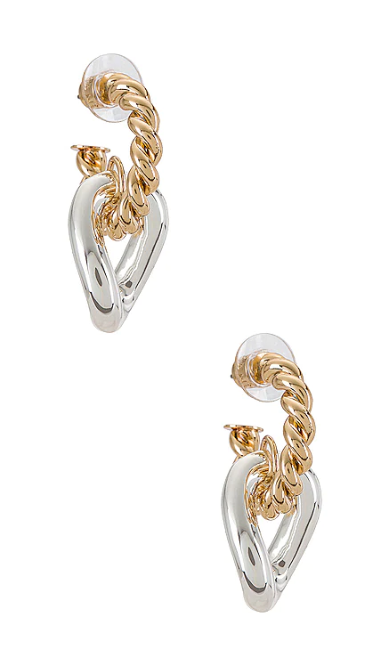 СЕРЬГИ-КОЛЬЦА MICHIGAN DANNIJO $150 