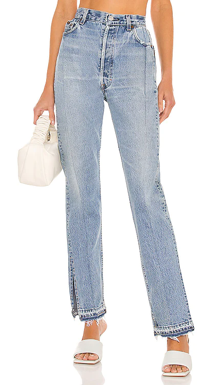 ПРЯМОЙ UNRAVELED EB Denim $325 Sustainable