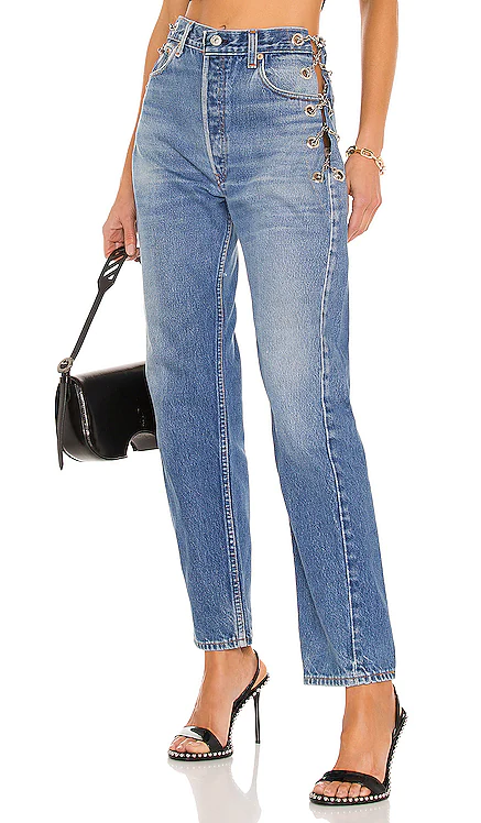 БОЙФРЕНД VINTAGE CHAIN EB Denim $275 