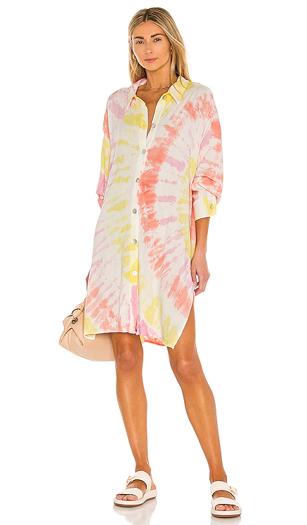 РУБАШКА SEASIDE Electric & Rose $258 