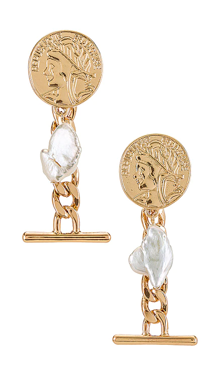 ПОДВЕСНЫЕ СЕРЬГИ Ettika $50 