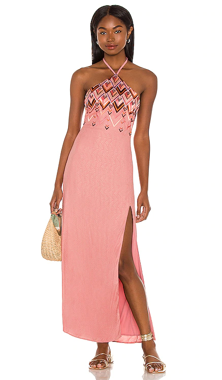 МАКСИ ПЛАТЬЕ С ВЫШИВКОЙ MARLENA House of Harlow 1960 $228 