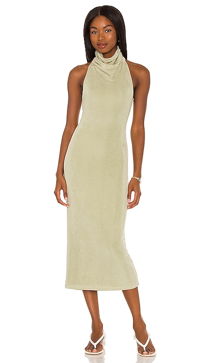 ПЛАТЬЕ МИДИ SABLE House of Harlow 1960 $168 