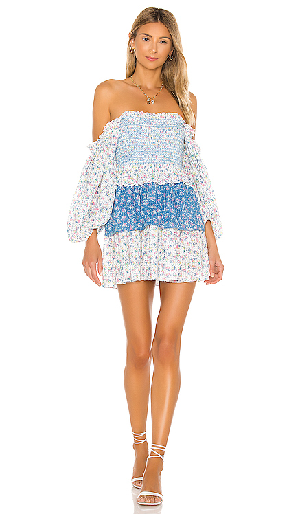 МИНИ ПЛАТЬЕ SHAW LoveShackFancy $425 