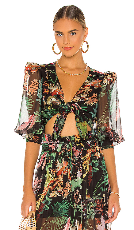 УКОРОЧЕННЫЙ ТОП OASIS PatBO $350 НОВИНКИ