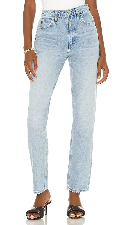 ПРЯМЫЕ ДЖИНСЫ 70S RE/DONE $285 