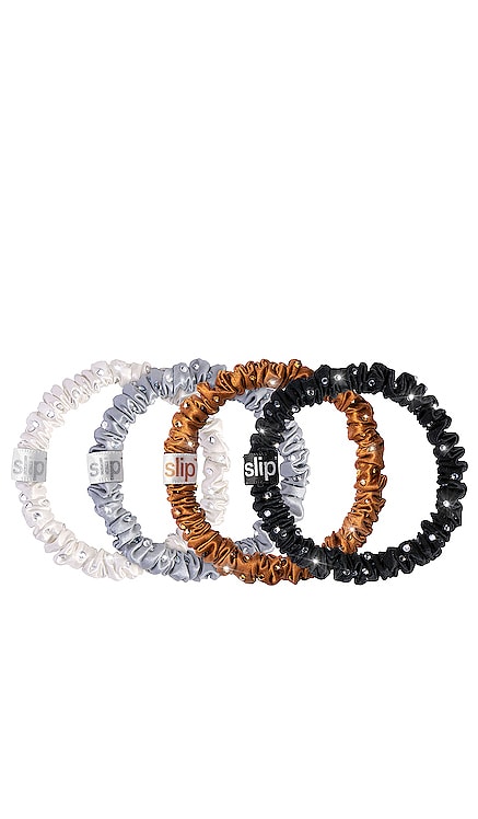 РЕЗИНКА ДЛЯ ВОЛОС 4 ШТ. CRYSTAL slip $45 ЛИДЕР ПРОДАЖ