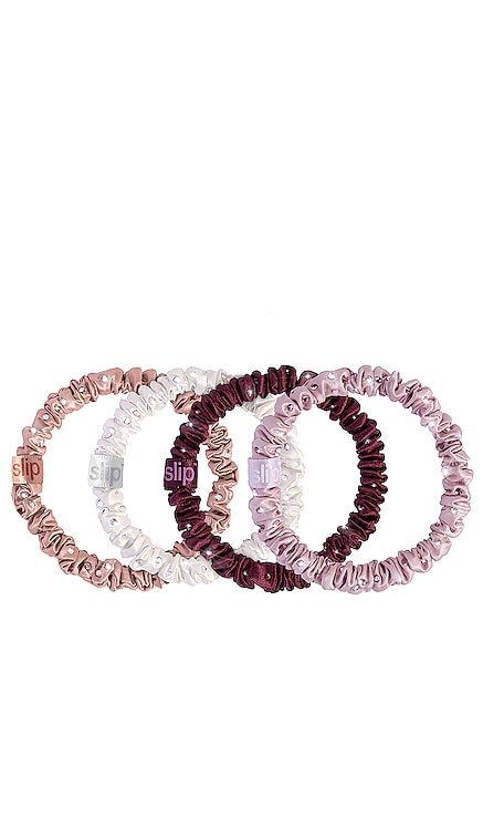 РЕЗИНКА ДЛЯ ВОЛОС 4 ШТ. CRYSTAL slip $45 ЛИДЕР ПРОДАЖ