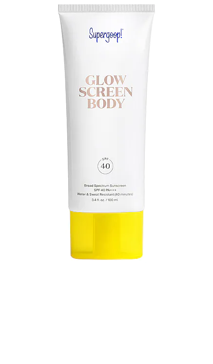 СОЛНЦЕЗАЩИТНЫЙ КРЕМ ДЛЯ ТЕЛА GLOWSCREEN Supergoop! $42 ЛИДЕР ПРОДАЖ