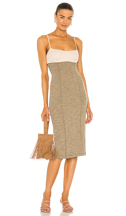 ПЛАТЬЕ МИДИ GILLIAN Song of Style $188 ЛИДЕР ПРОДАЖ