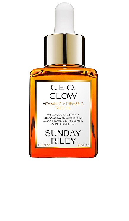 МАСЛО ДЛЯ ЛИЦА C.E.O. GLOW VITAMIN C + TURMERIC FACE OIL Sunday Riley $80 ЛИДЕР ПРОДАЖ