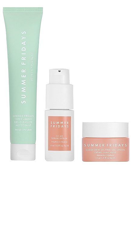 НАБОР ДЛЯ УХОДА ЗА КОЖЕЙ MORNING MINIS Summer Fridays $42 