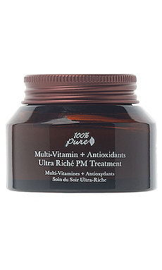 НОЧНОЙ КРЕМ MULTI VITAMIN + ANTIOXIDANTS 100% Pure $57 ЛИДЕР ПРОДАЖ