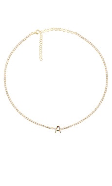 ЧОКЕР RAINBOW INITIAL Adina's Jewels $175 