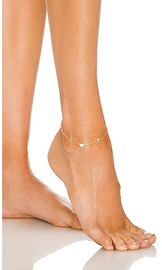 НОЖНОЙ БРАСЛЕТ BUTTERFLY INITIAL Adina's Jewels $68 