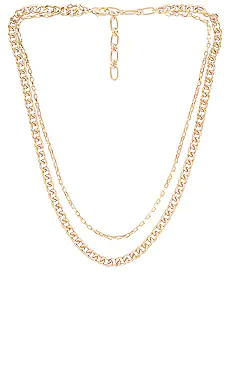 ОЖЕРЕЛЬЕ LAYERED CHAIN Amber Sceats $72 