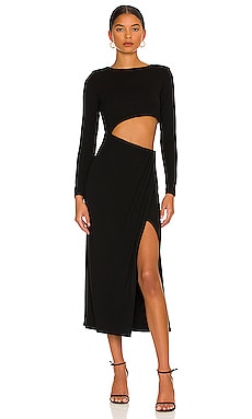 ПЛАТЬЕ МИДИ ASTR the Label $98 ЛИДЕР ПРОДАЖ