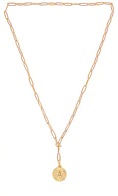 ОЖЕРЕЛЬЕ В ФОРМЕ ЛАССО INITIAL MEDALLION BRACHA $62 