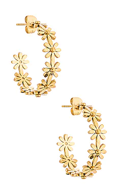 СЕРЬГИ-КОЛЬЦА DAPHNE BRACHA $37 