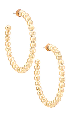 СЕРЬГИ-КОЛЬЦА COVE Casa Clara $40 ЛИДЕР ПРОДАЖ