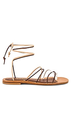 БОСОНОЖКИ НА ШНУРКАХ ANGELA CoRNETTI $175 