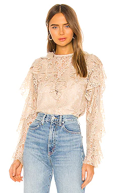 БЛУЗКА KEYHOLE BACK Divine Heritage $206 