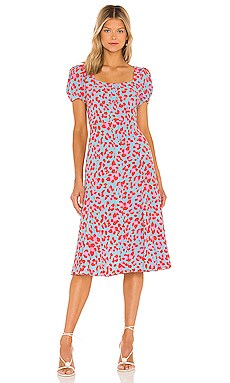 ПЛАТЬЕ МИДИ ELENA Diane von Furstenberg $338 