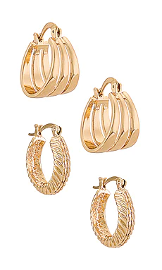 СЕРЬГИ-КОЛЬЦА LUNA & NOVA Epifene $30 