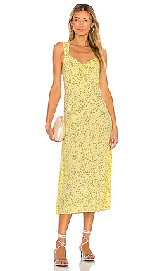 ПЛАТЬЕ МИДИ MAEVE FAITHFULL THE BRAND $189 