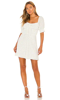 МИНИ ПЛАТЬЕ DULCIA FAITHFULL THE BRAND $179 