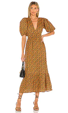 ПЛАТЬЕ МИДИ ROMILLA FAITHFULL THE BRAND $339 