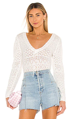 СВИТЕР BLANCA For Love & Lemons $119 ЛИДЕР ПРОДАЖ