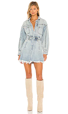 ПЛАТЬЕ CHAIN OF COMMAND Free People $148 НОВИНКИ