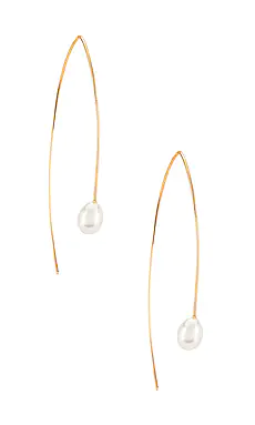 СЕРЬГИ PEARL CURVE FAIRLEY $119 ЛИДЕР ПРОДАЖ