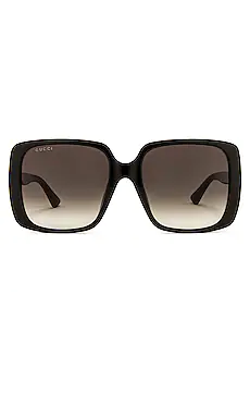 СОЛНЦЕЗАЩИТНЫЕ ОЧКИ LOGO SQUARE Gucci $285 Коллекции