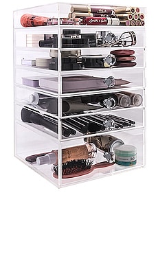 АКРИЛОВЫЙ МЕЙКАП-ОРГАНАЙЗЕР DIAMOND COLLECTION Impressions Vanity $199 