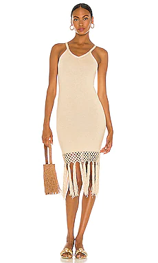 ПЛАТЬЕ МИДИ TASSELS JoosTricot $875 