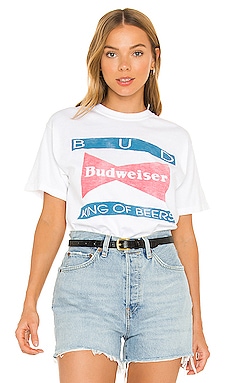 ФУТБОЛКА BUDWEISER KING OF BEERS BOWTIE Junk Food $40 