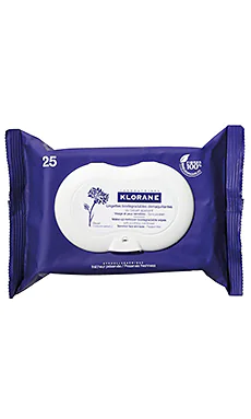 САЛФЕТКИ ДЛЯ СНЯТИЯ МАКИЯЖА CORNFLOWER Klorane $13 