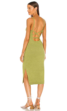 ПЛАТЬЕ С ЗАПАХОМ MEGAN Line & Dot $106 