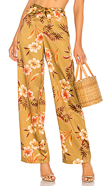 БРЮКИ С ЗАВЯЗКОЙ ВПЕРЕДИ TIE FRONT PANT LPA $158 