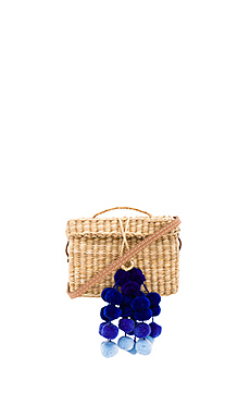 МИЛАЯ СУМКА-ТОУТ С ПОМПОНАМИ ROGE Nannacay $207 