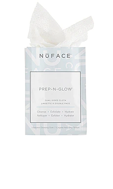 ДВУСТОРОННИЕ ОЧИЩАЮЩИЕ САЛФЕТКИ PREP-N-GLOW NuFACE $20 