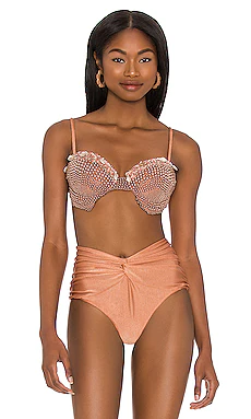 ТОП БИКИНИ SEASHELL PatBO $395 Коллекции
