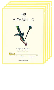 ТКАНЕВЫЕ МАСКИ VITAMIN C Rael $16 