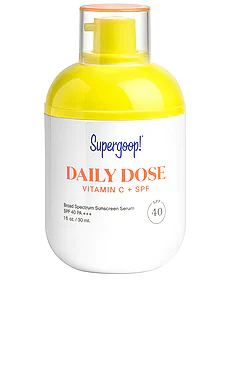 ОСВЕТЛЯЮЩАЯ СЫВОРОТКА ДЛЯ ЛИЦА SPF 40 DAILY DOSE Supergoop! $46 