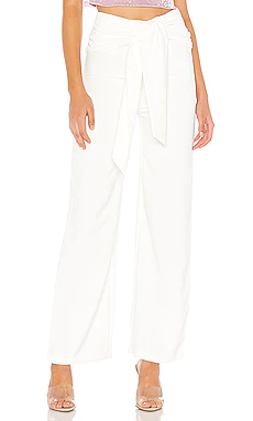 БРЮКИ С ЗАВЯЗКОЙ НА ПОЯСЕ JORDAYN superdown $60 ЛИДЕР ПРОДАЖ